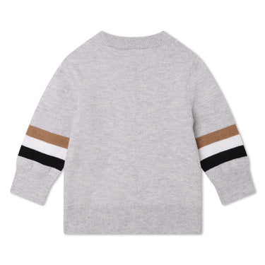 Sweater gris BOSS para bebé